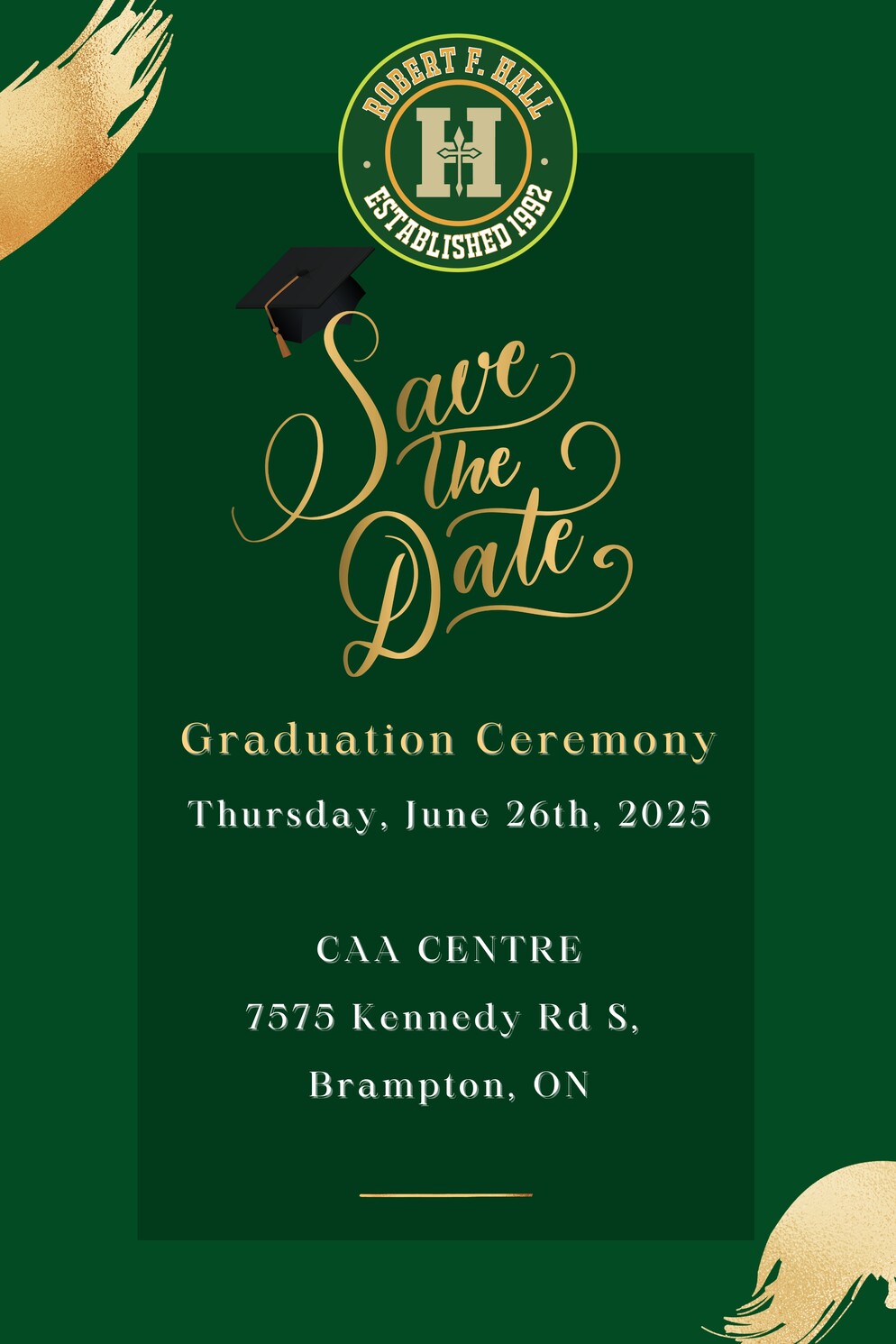 Save the Date for grad