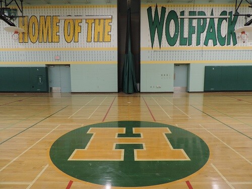Picture of the Robert F Hall gym