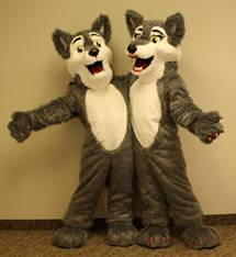 Picture of rocky and rockette mascots