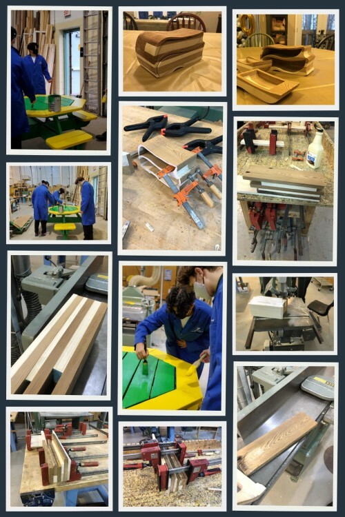 Picture of construction students