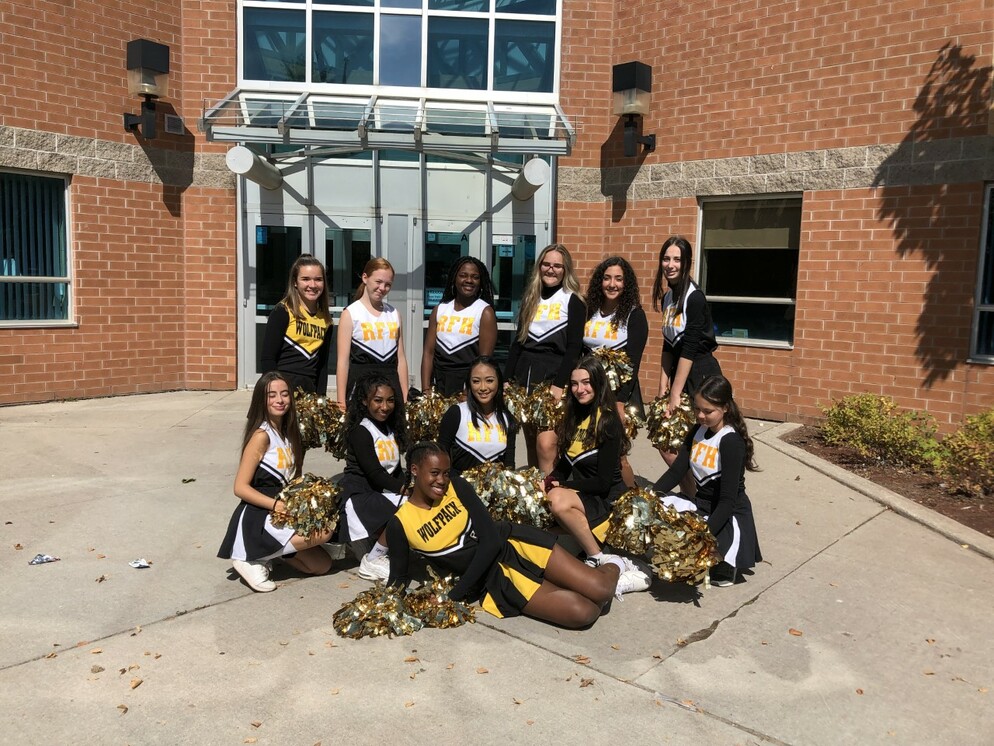 Picture of the cheer team